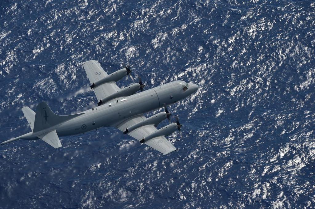 P-3K2 Orion has been dispatched to find the stricken Polish sailor - New Zealand Defence Force locates Polish sailor - April 14, 2017 © New Zealand Defence Force